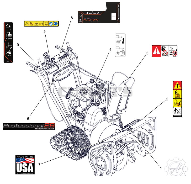 Decals - 28" Track