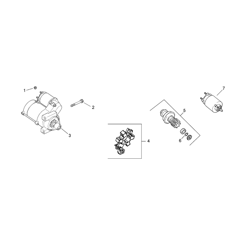 Group 7 - Starting System Assembly  Kohler CH25S 68696