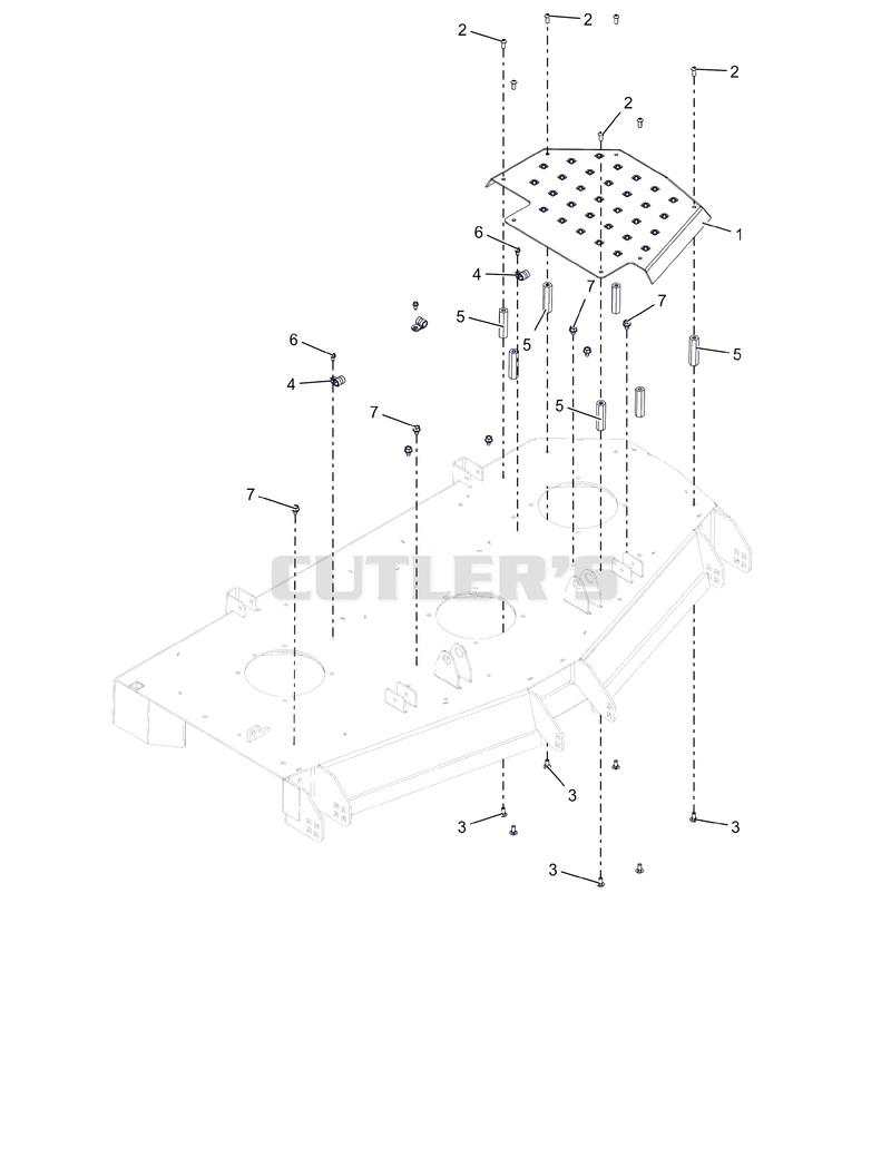 Deck Step Platform - 60" - SD