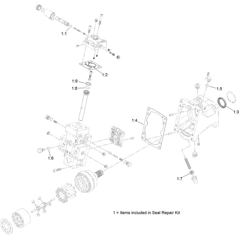 Hydraulic Motor Assembly No. 130-8445