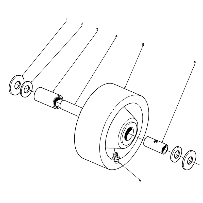 Phenolic Wheel Assembly No. 27-1050 (optional)