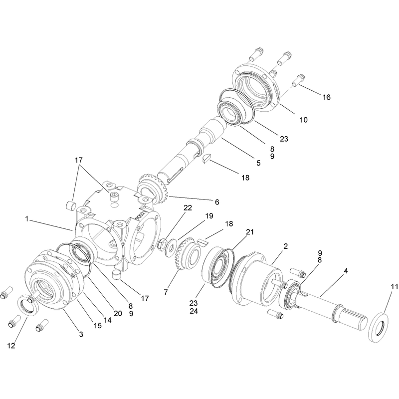 90 Degree Gearbox Assembly No 110-5771