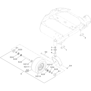 Caster Wheel Update Kit No 127-0301