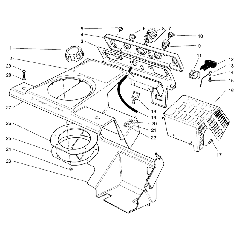 Control Panel & Shrouding Assembly