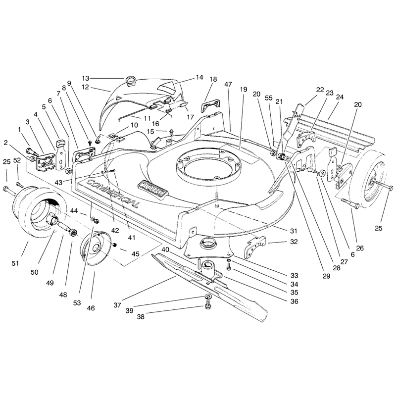 Housing and Wheel Assembly