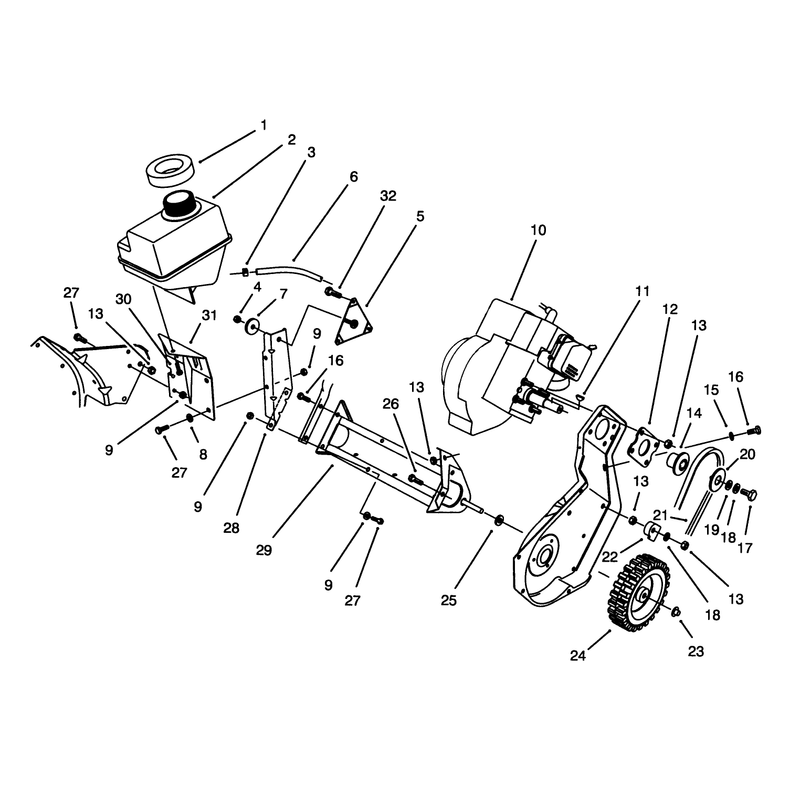 Engine & Frame Assembly