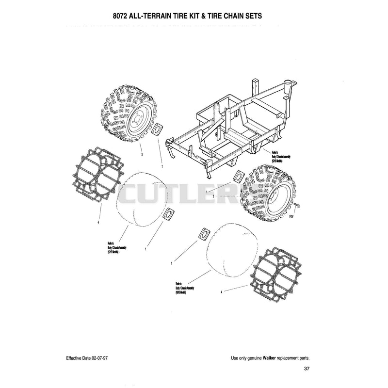 8072 All Terrain Tire Kit