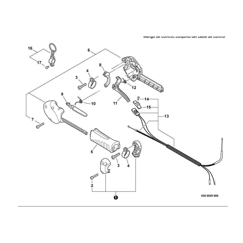 Control Handle, Control Cable Assembly