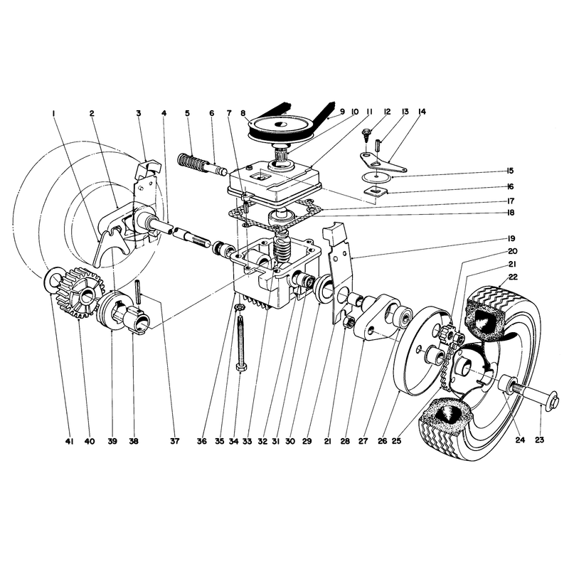 Gear Box Assembly Model No 18257