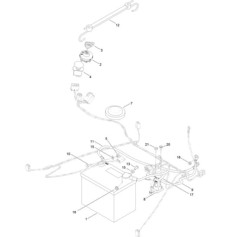 Battery and Electrical Assembly