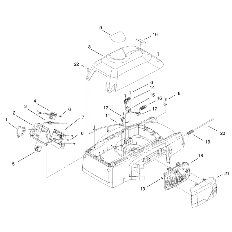 Cover Mulch Plug and Blade Assembly