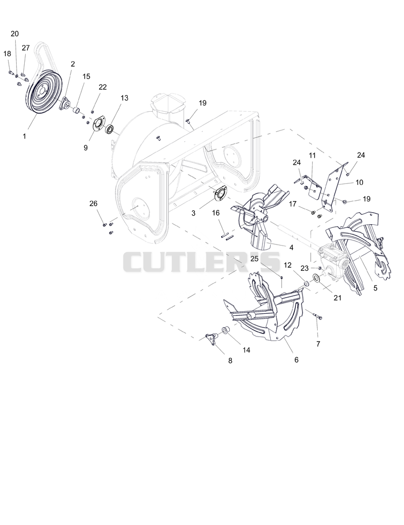 Auger and Impeller - 24"