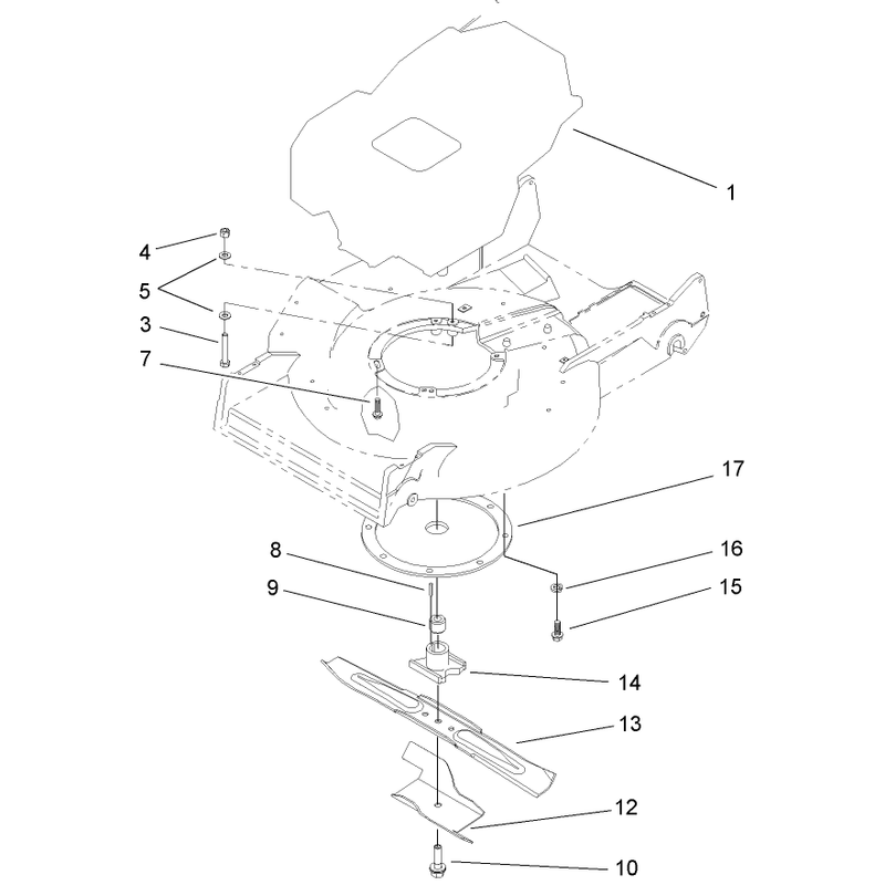 Engine and Blade Assembly