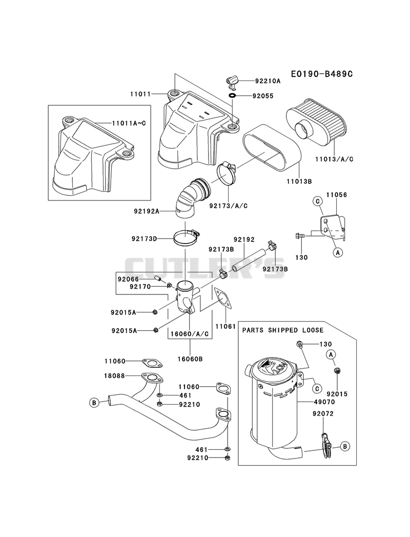 AIR-FILTER/MUFFLER(BS23-DS23)