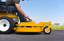 Walker deck-height-adjuster