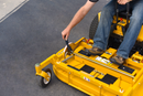 Walker deck-height-adjuster