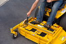 Walker deck-height-adjuster
