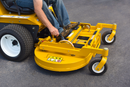 Walker deck-height-adjuster