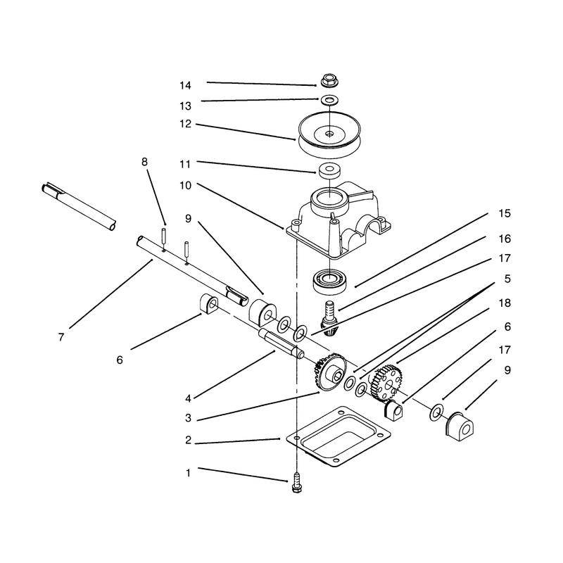 Gearcase Assembly No 71-9600