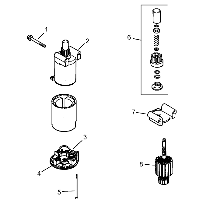 Starting System Assembly Kohler CV15S-41630