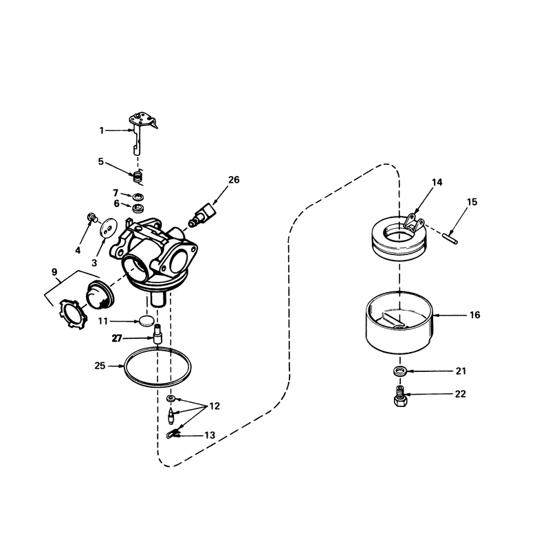 Carburetor No 632050a