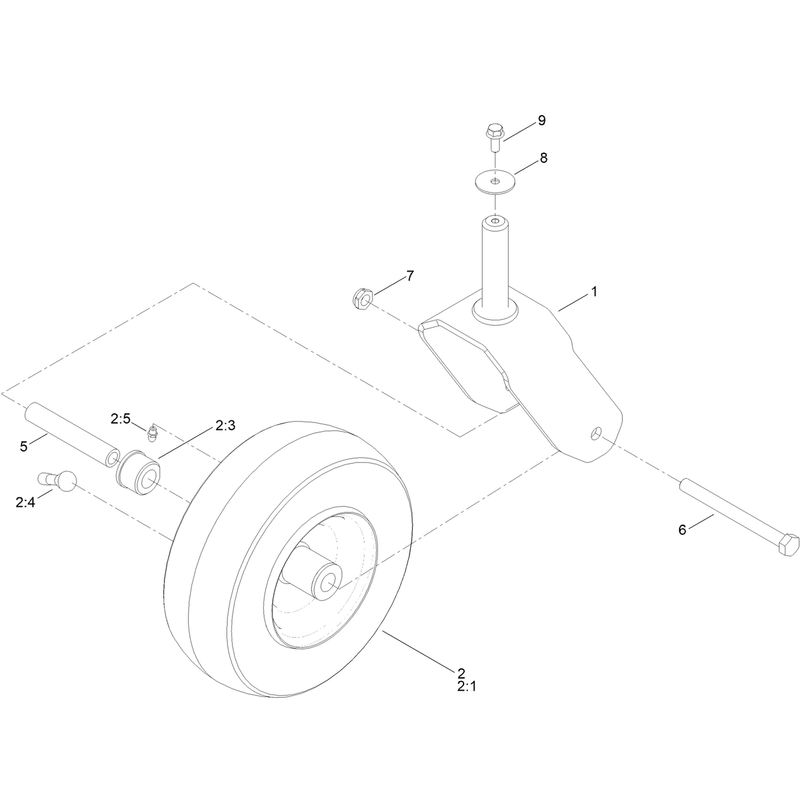 Tire and Caster Assembly