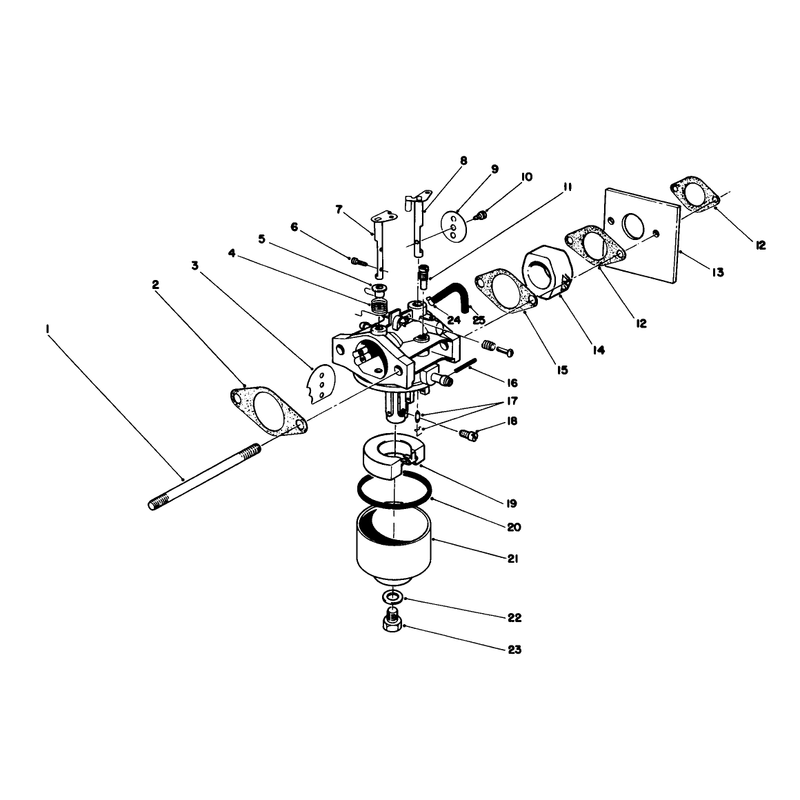 Carburetor Assembly Model No 47ph7