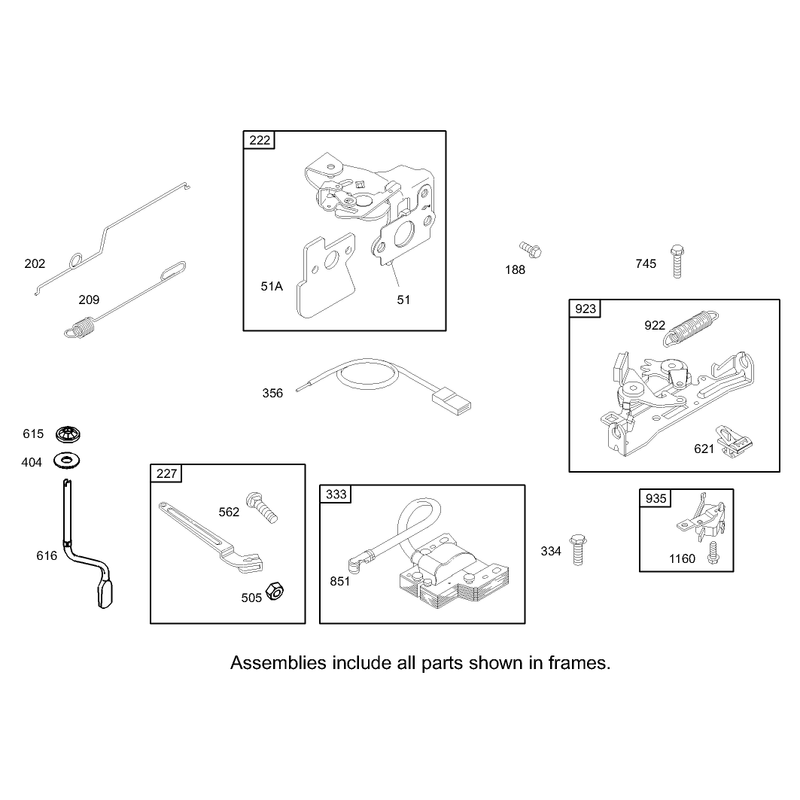 Governor Assembly Briggs and Stratton Model 122607-0116-E1