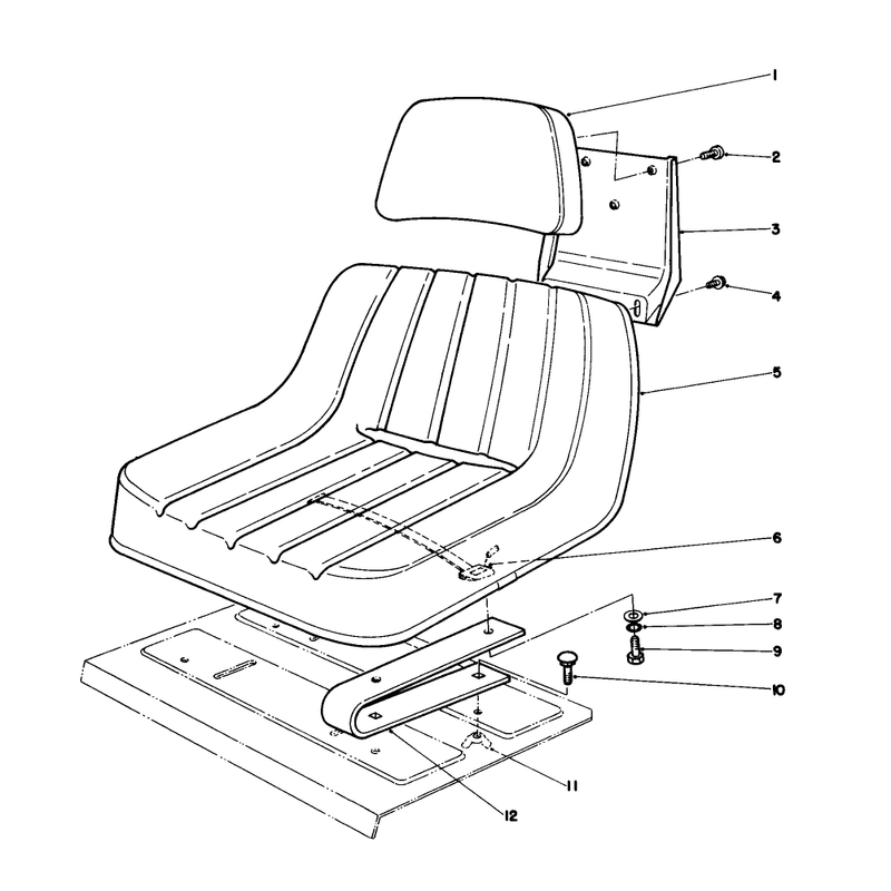 Standard Seat Kit Model No 30746 Optional