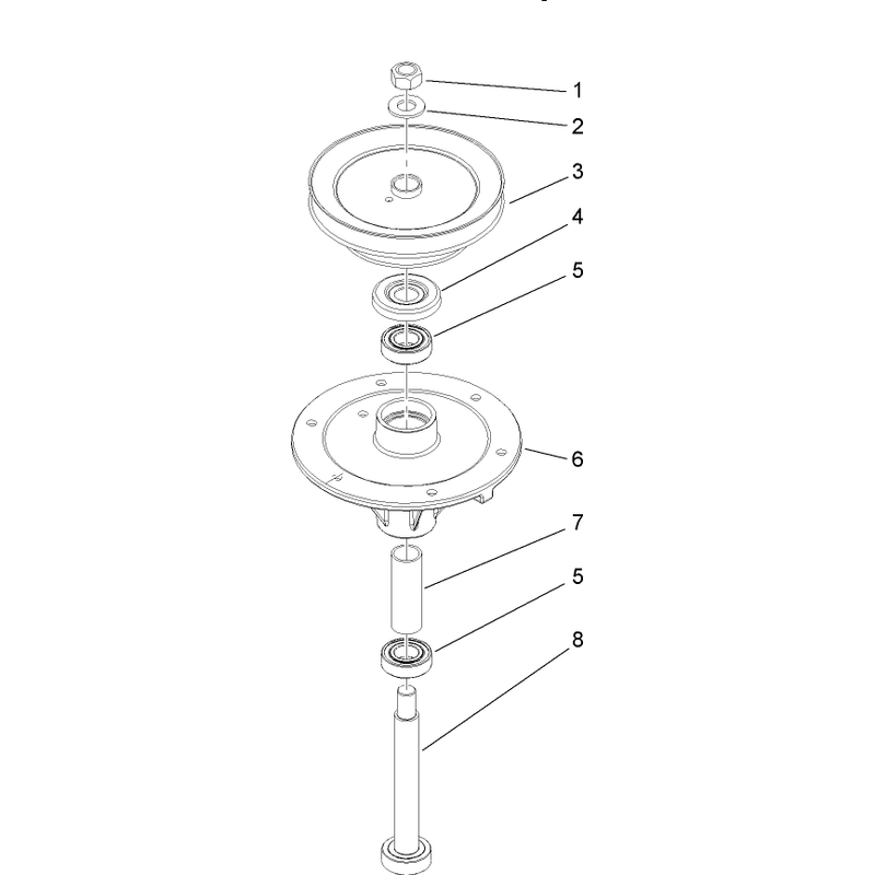 Spindle Assembly No 110-0731