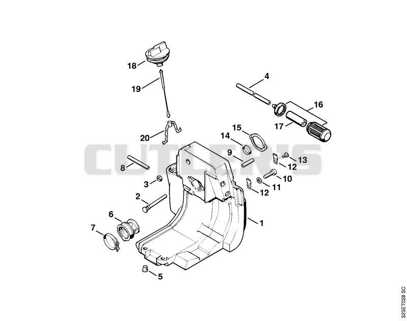 Tank housing