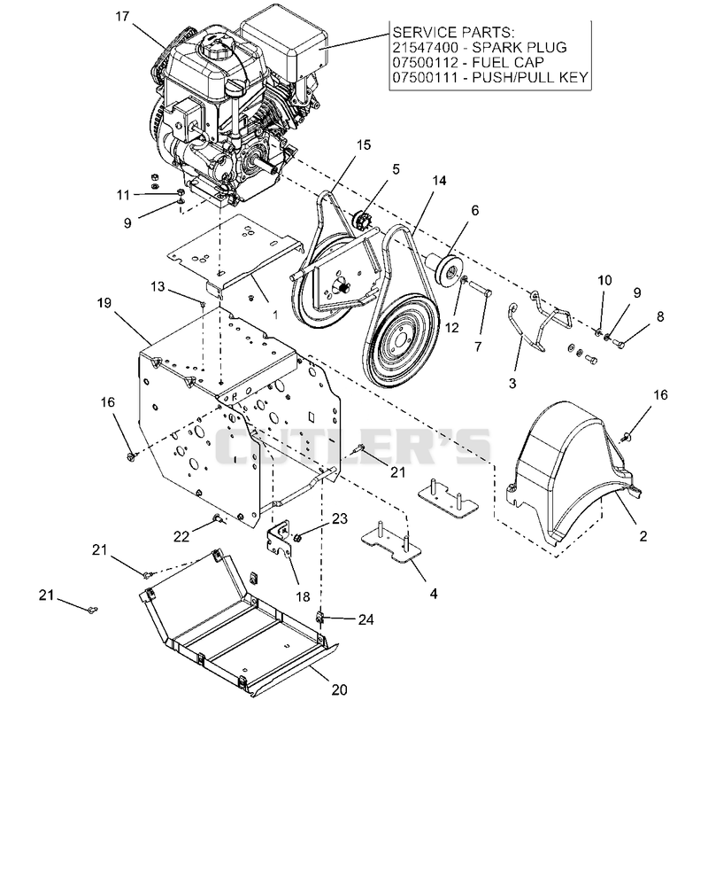 Frame And Engine