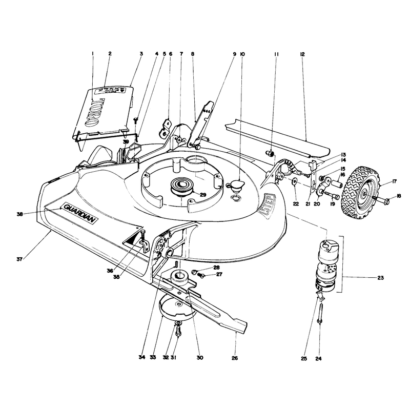 Housing Assembly Model No 21610 and 21711