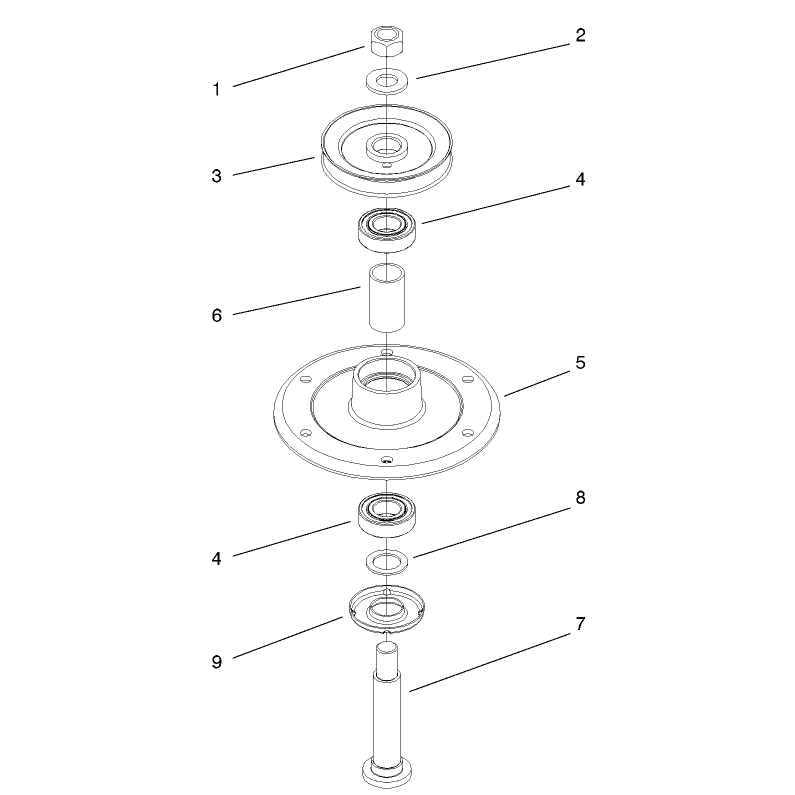 Spindle Housing Assembly No 104-6317