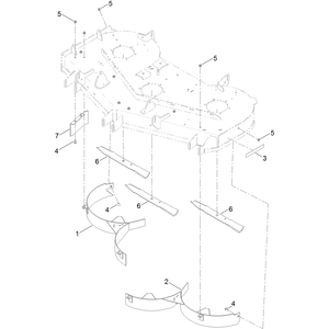 54 Inch Recycler Kit Assembly No 136-7489