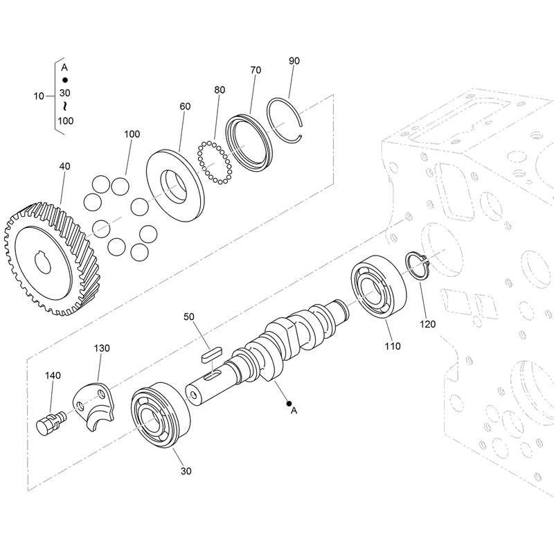 Fuel Camshaft Assembly