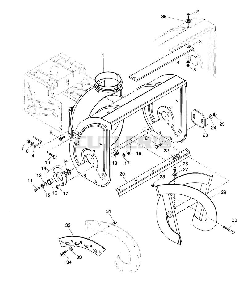 Auger/Impeller Housing