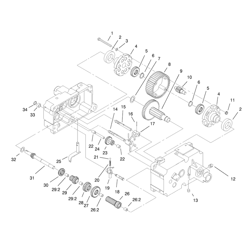 Transmission 8 Speed 8 Pinion Contmodel 73449 Only