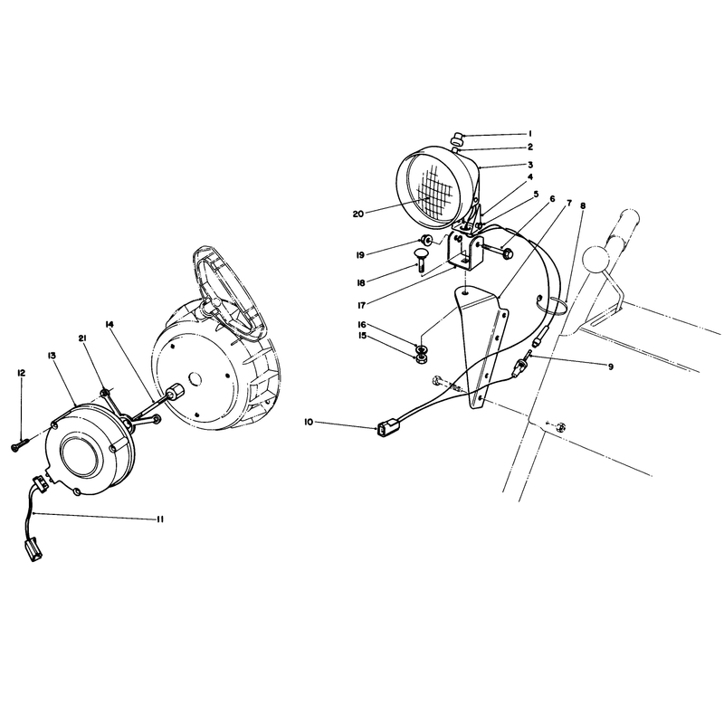 Light Kit No. 54-9822 (optional)