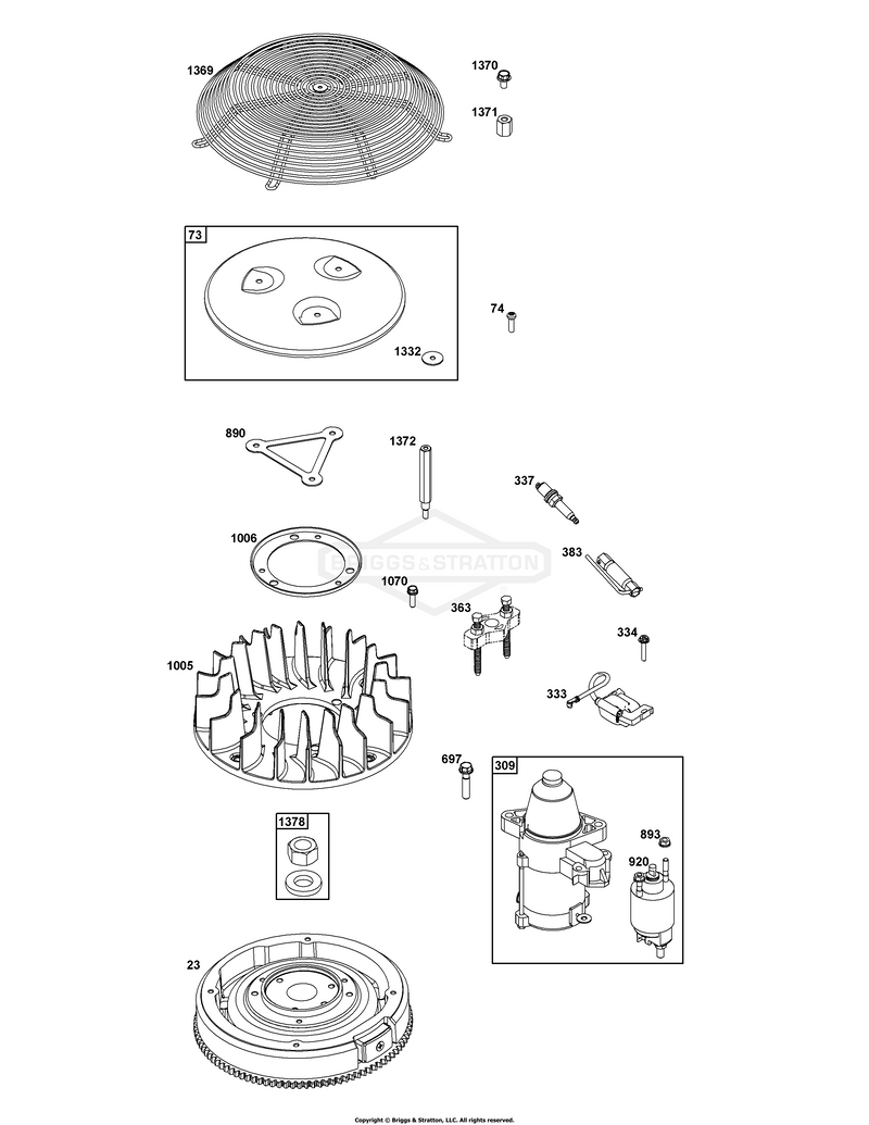 Flywheel, Ignition, and Starter Group