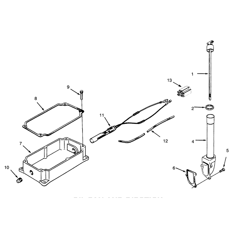 Oil Pan and Dipstick
