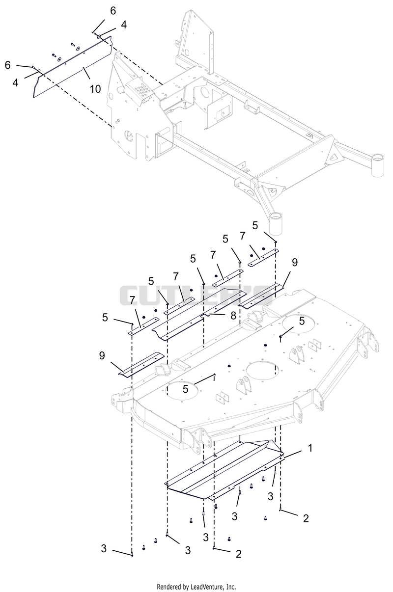 Discharge Chute - 60" - RD