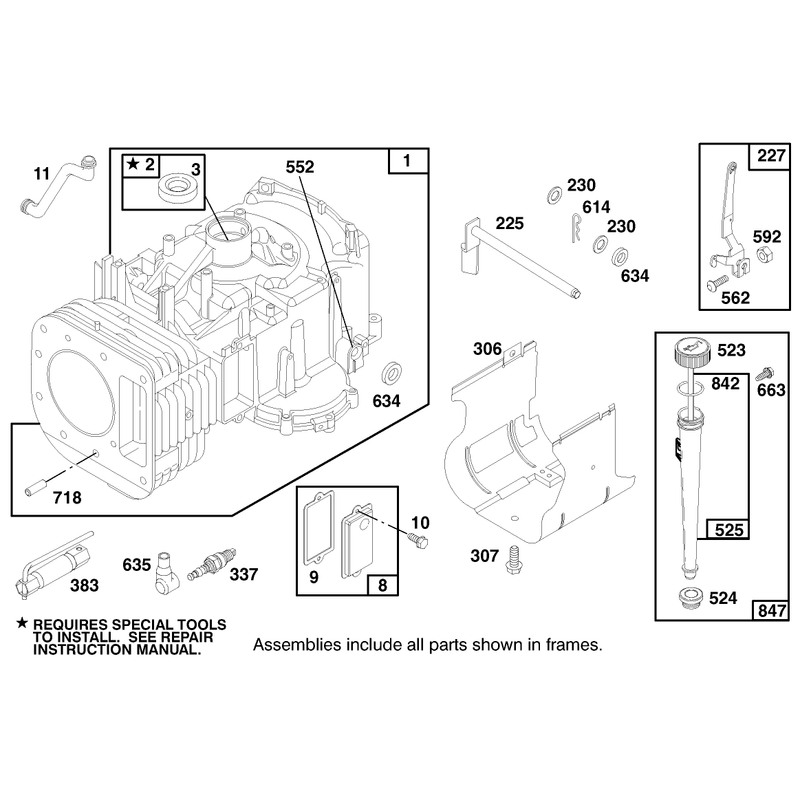 Engine Briggs and Stratton Model 28q777-0668-A1