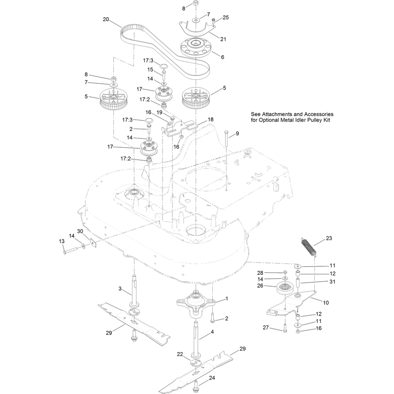 Spindle and Blade Assembly