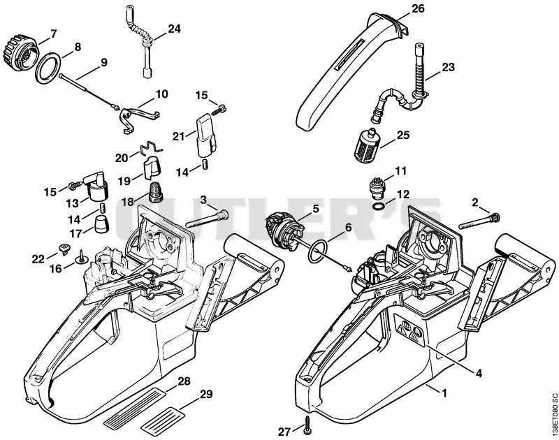 Tank housing