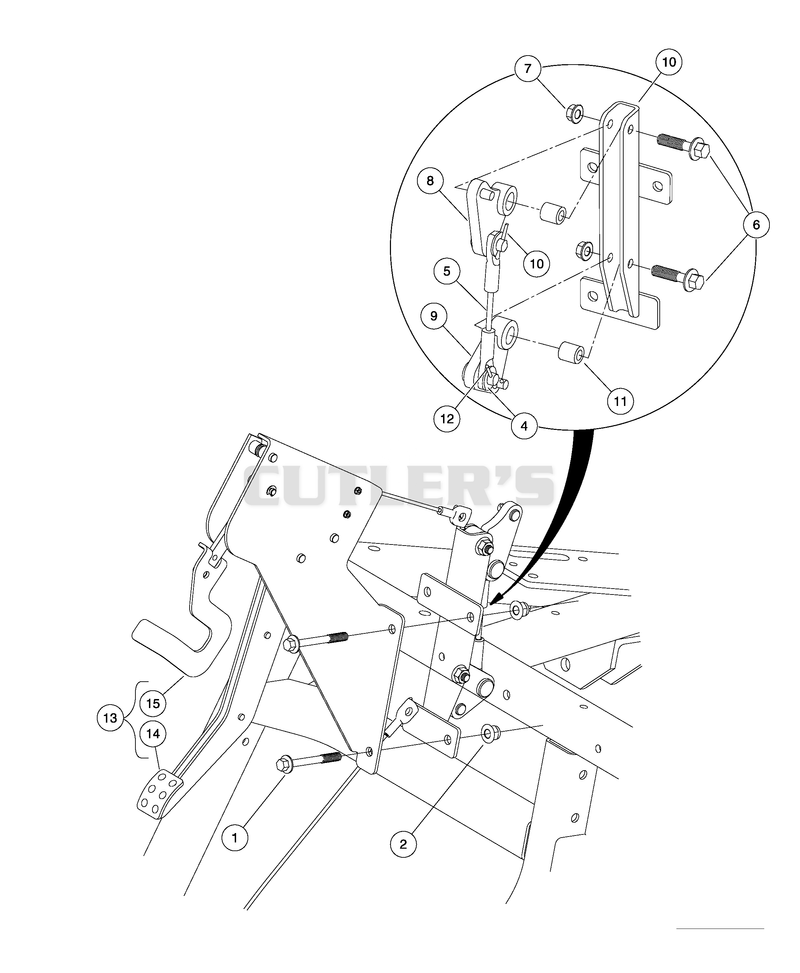 Park Brake Pedal Assembly