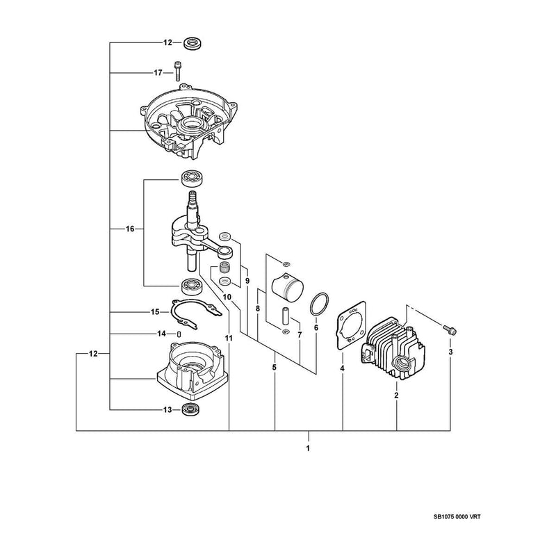Engine, Short Block -- SB1075