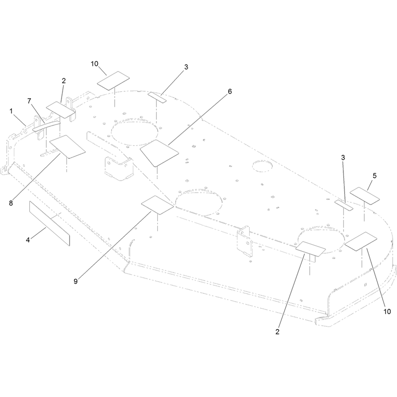 Deck Decal Assembly No 120-6414