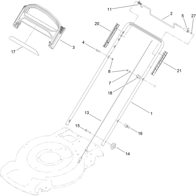 Upper Handle Assembly