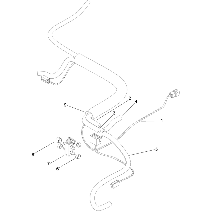 Fuel Hose and Valve Assembly